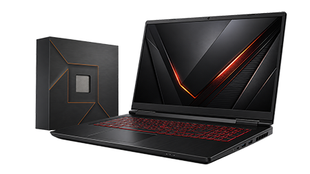 Laptop and processor product artwork